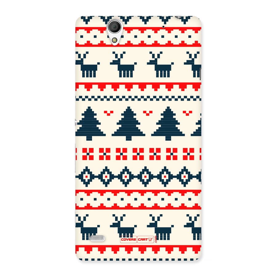Christmas Design Pattern Back Case for Sony Xperia C4