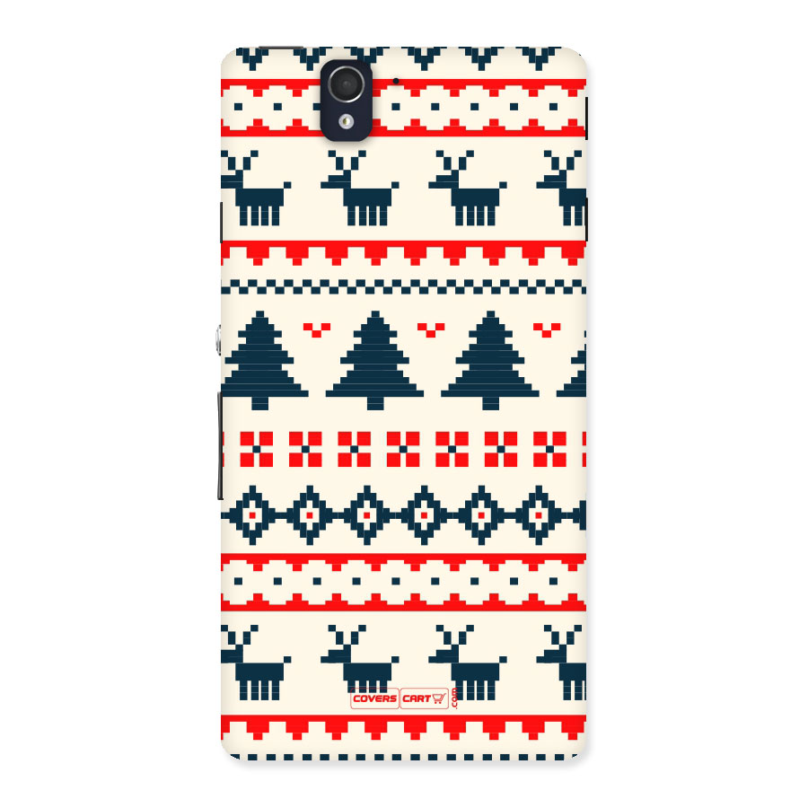 Christmas Design Pattern Back Case for Sony Xperia Z