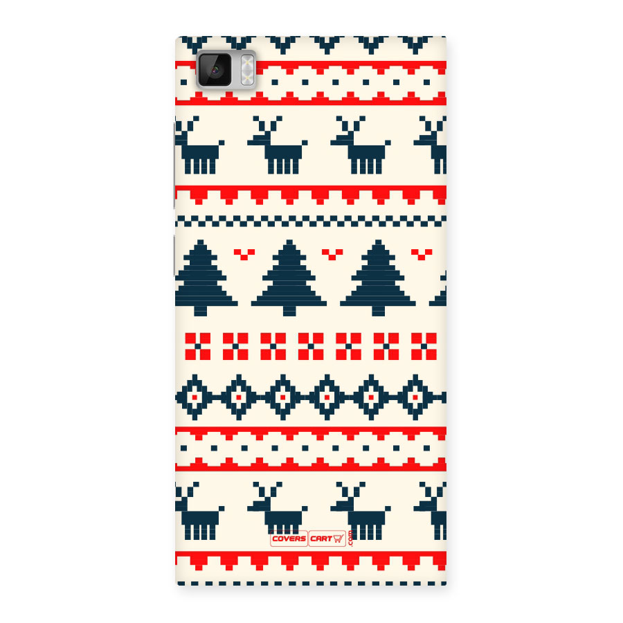 Christmas Design Pattern Back Case for Xiaomi Mi3