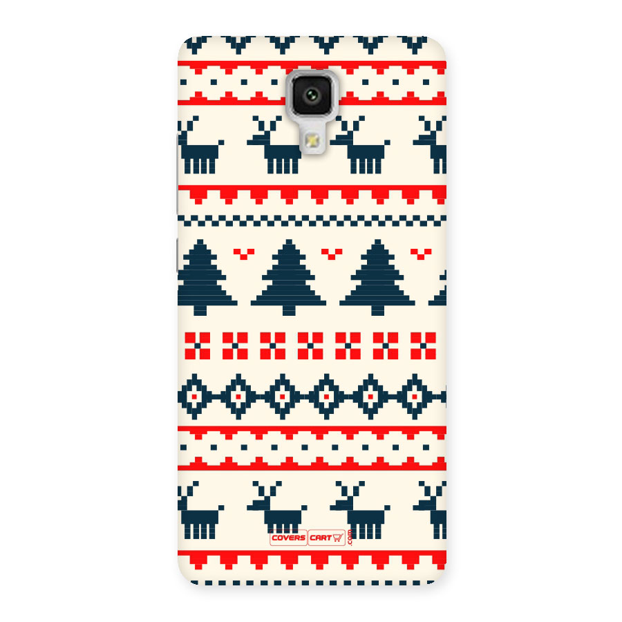 Christmas Design Pattern Back Case for Xiaomi Mi 4