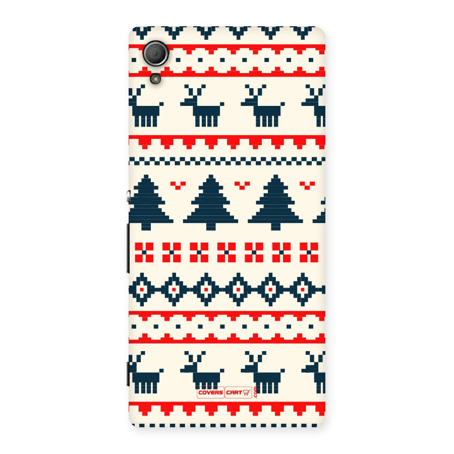 Christmas Design Pattern Back Case for Xperia Z4
