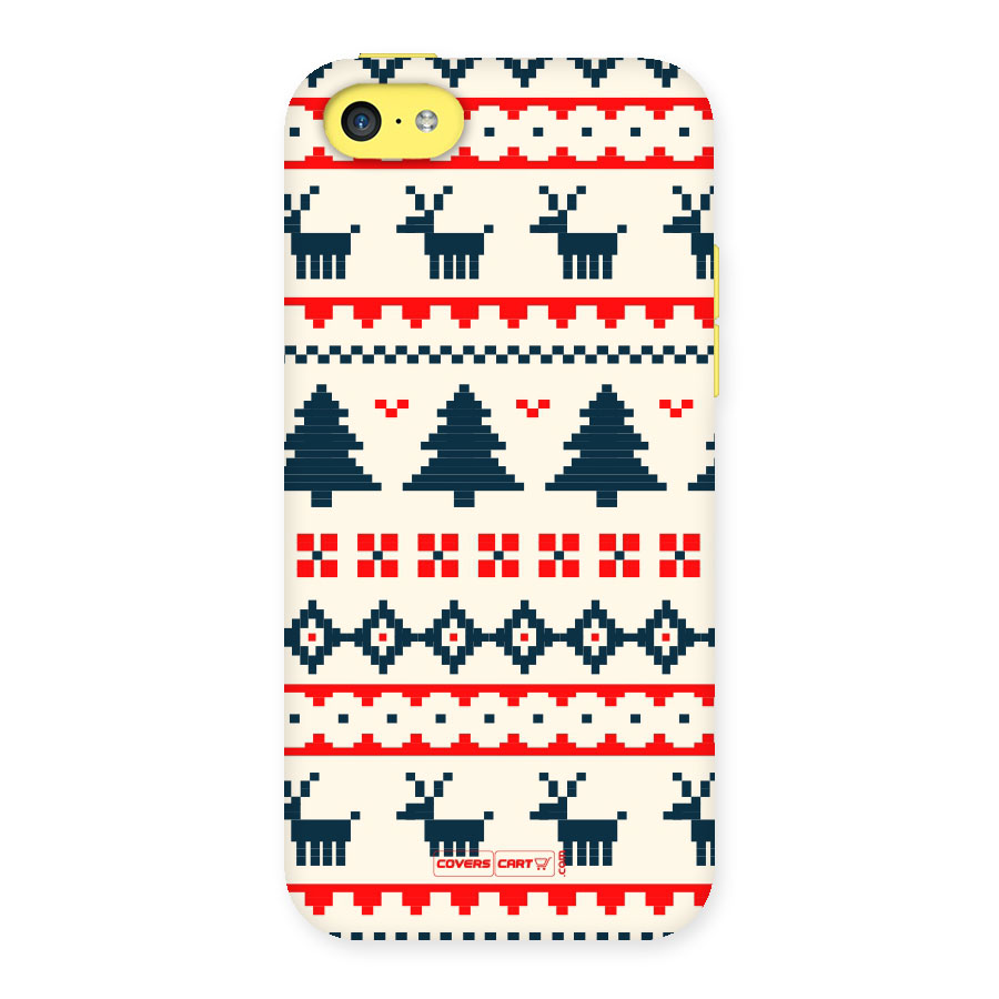 Christmas Design Pattern Back Case for iPhone 5C