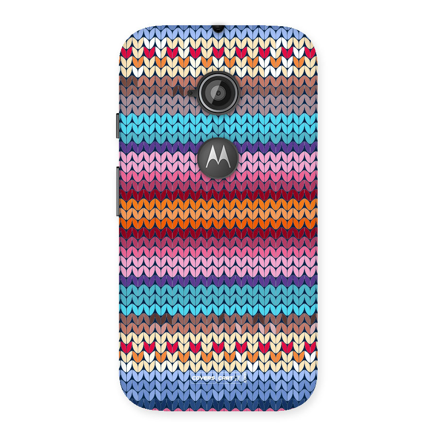 Woolen Back Case for Moto E 2nd Gen