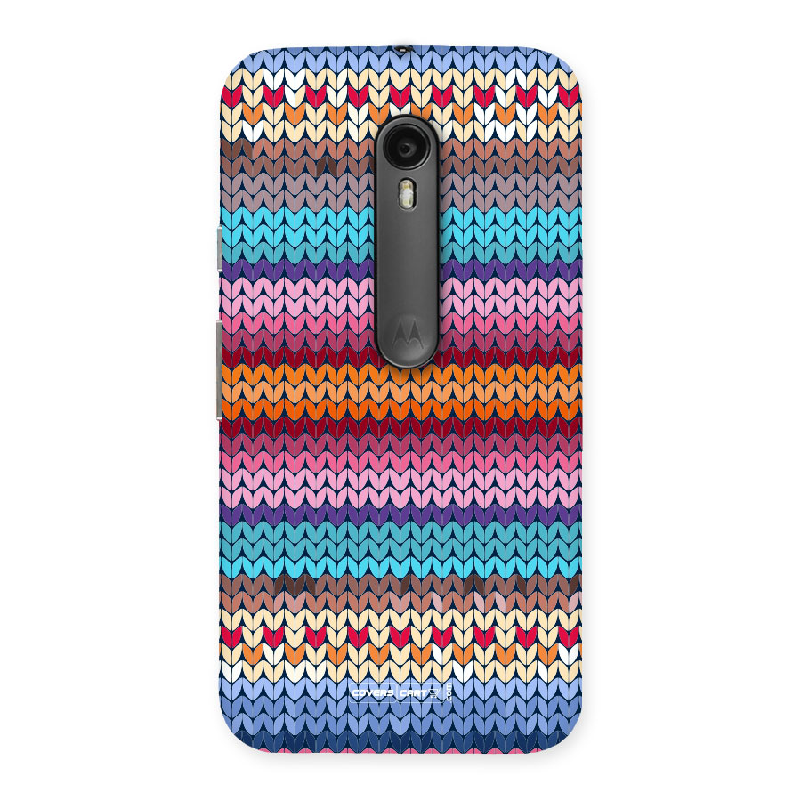 Woolen Back Case for Moto G3