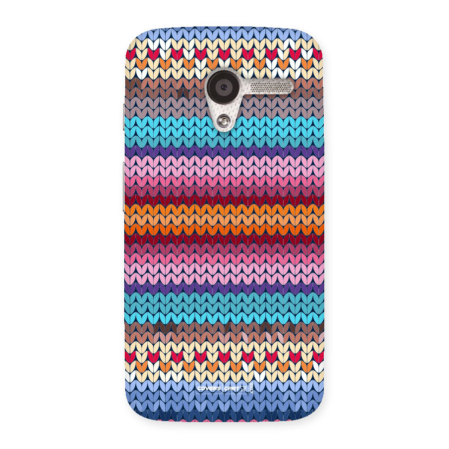 Woolen Back Case for Moto X