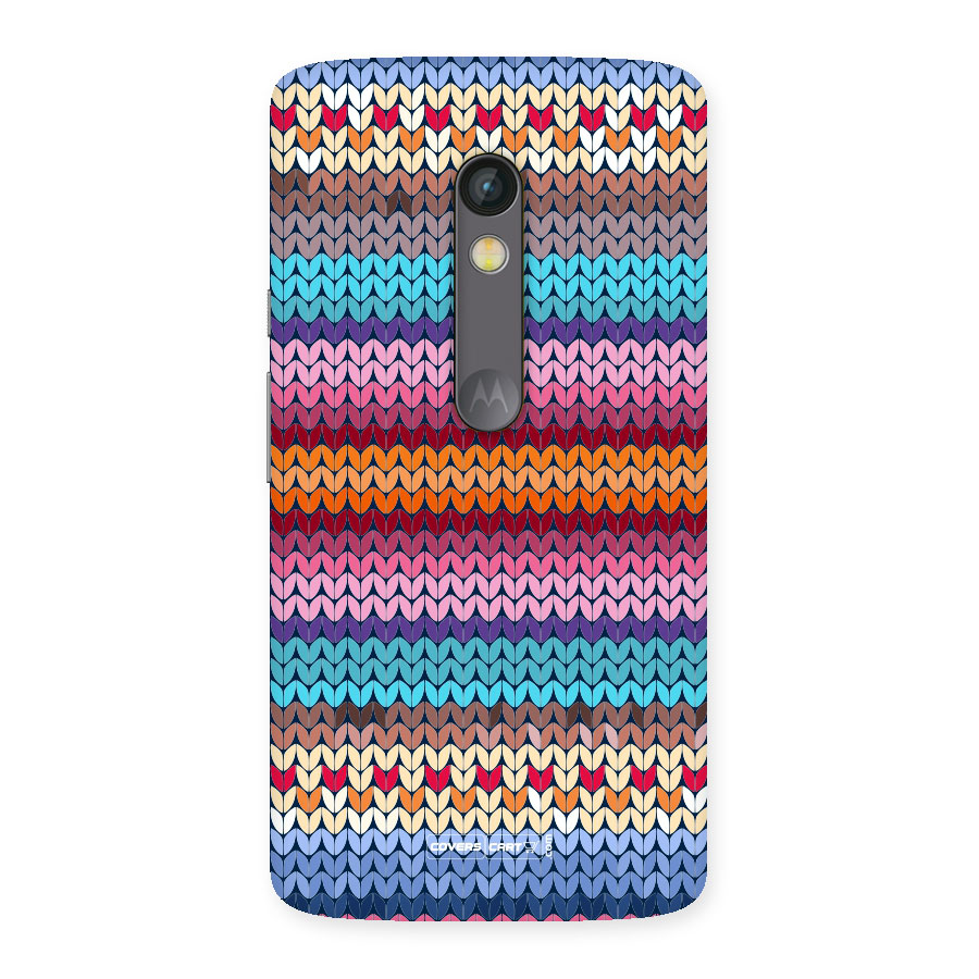 Woolen Back Case for Moto X Play