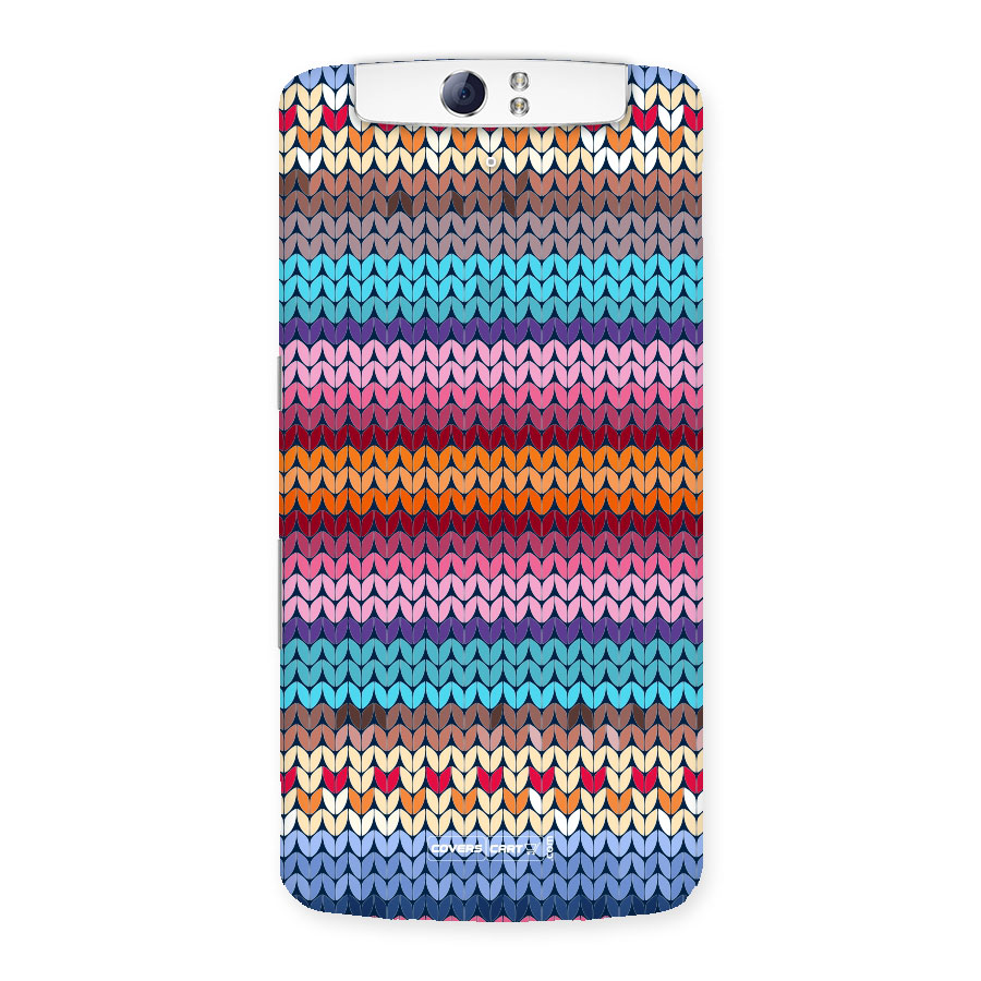 Woolen Back Case for Oppo N1