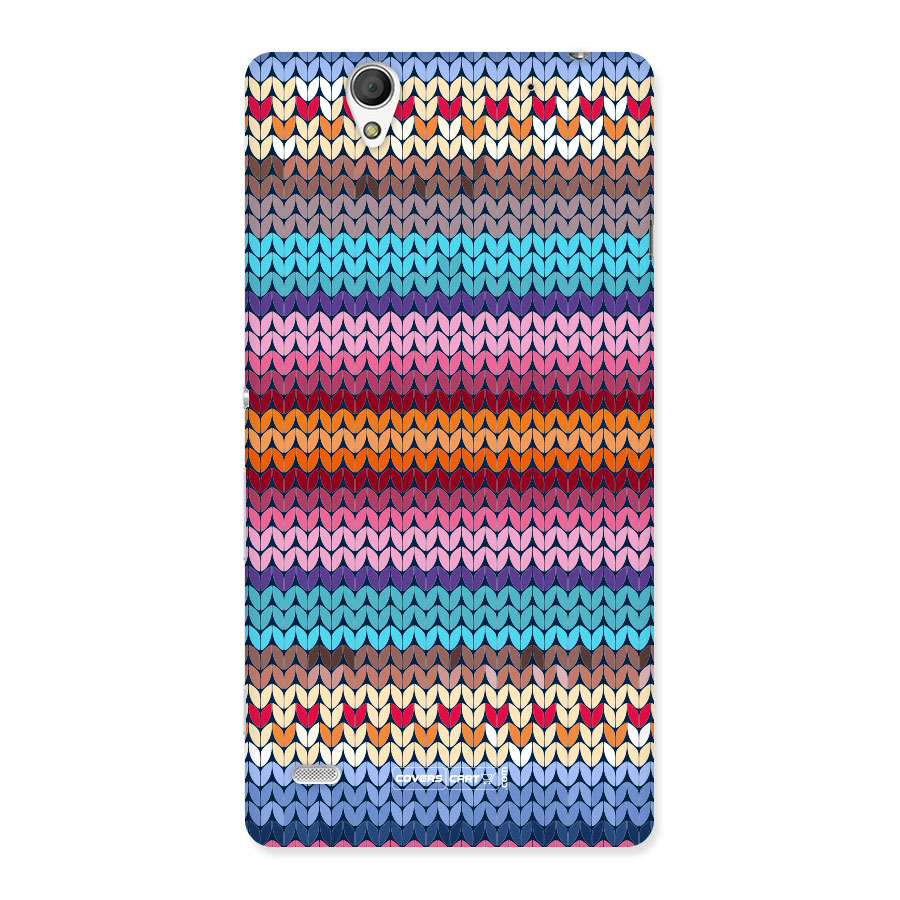 Woolen Back Case for Sony Xperia C4