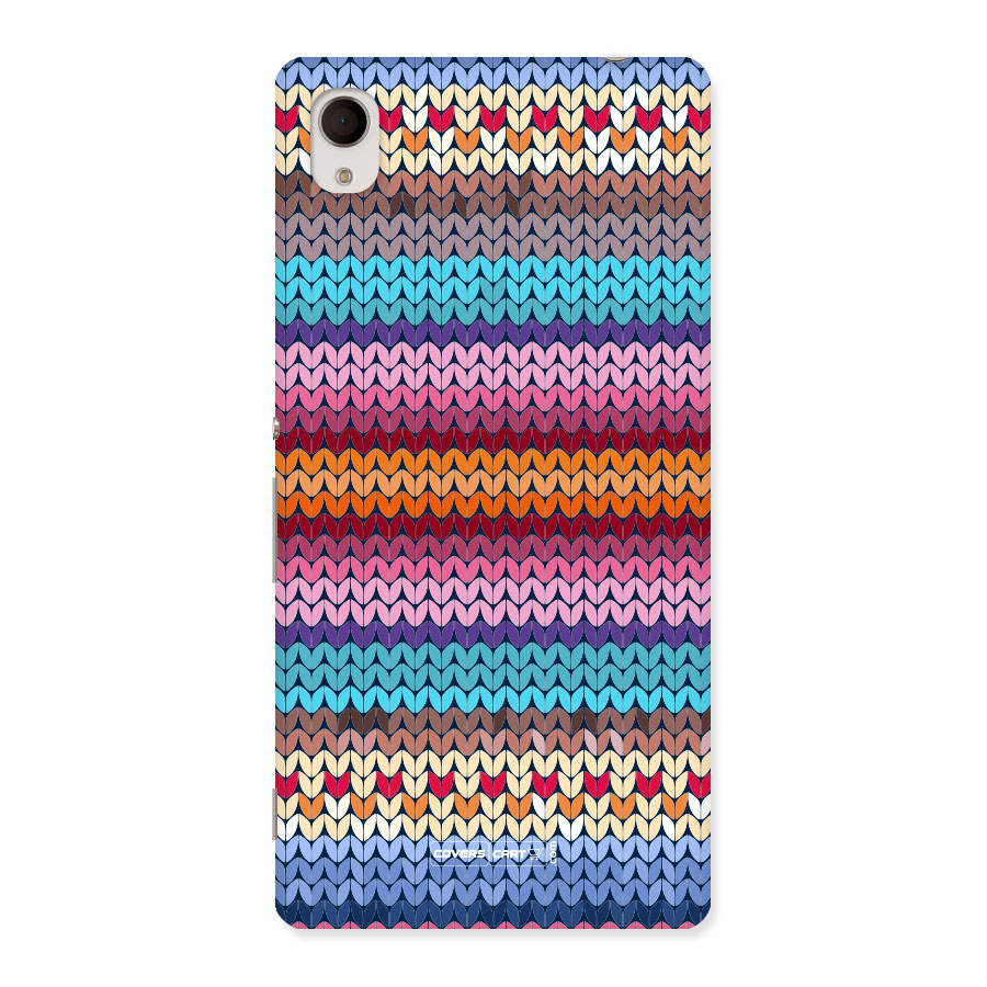 Woolen Back Case for Sony Xperia M4