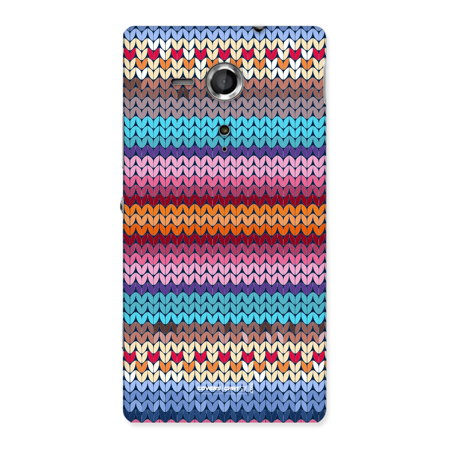 Woolen Back Case for Sony Xperia SP