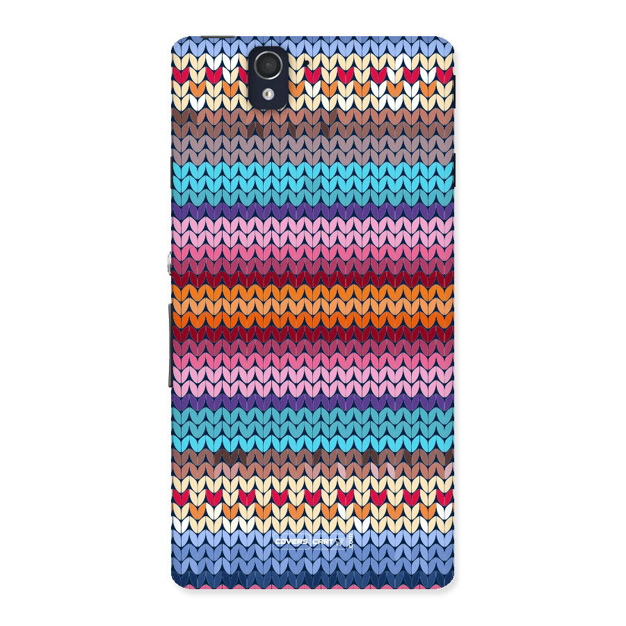 Woolen Back Case for Sony Xperia Z