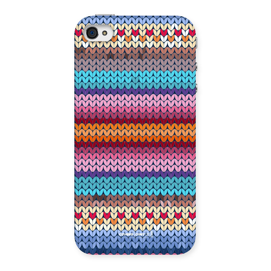 Woolen Back Case for iPhone 4 4s