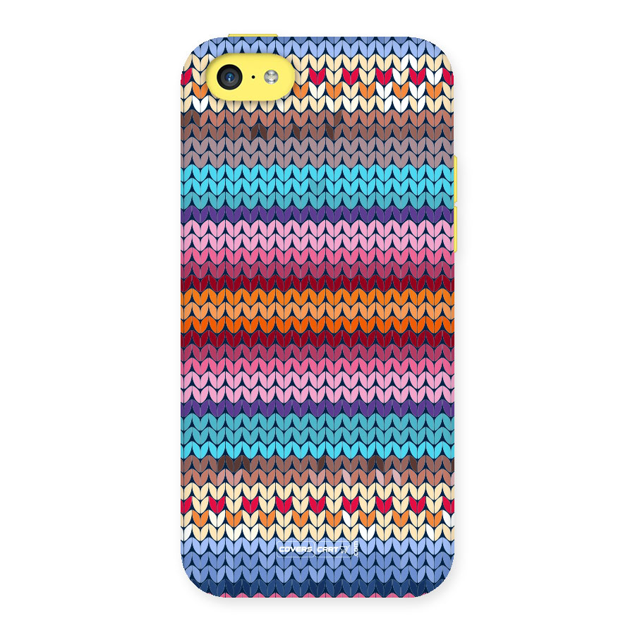 Woolen Back Case for iPhone 5C