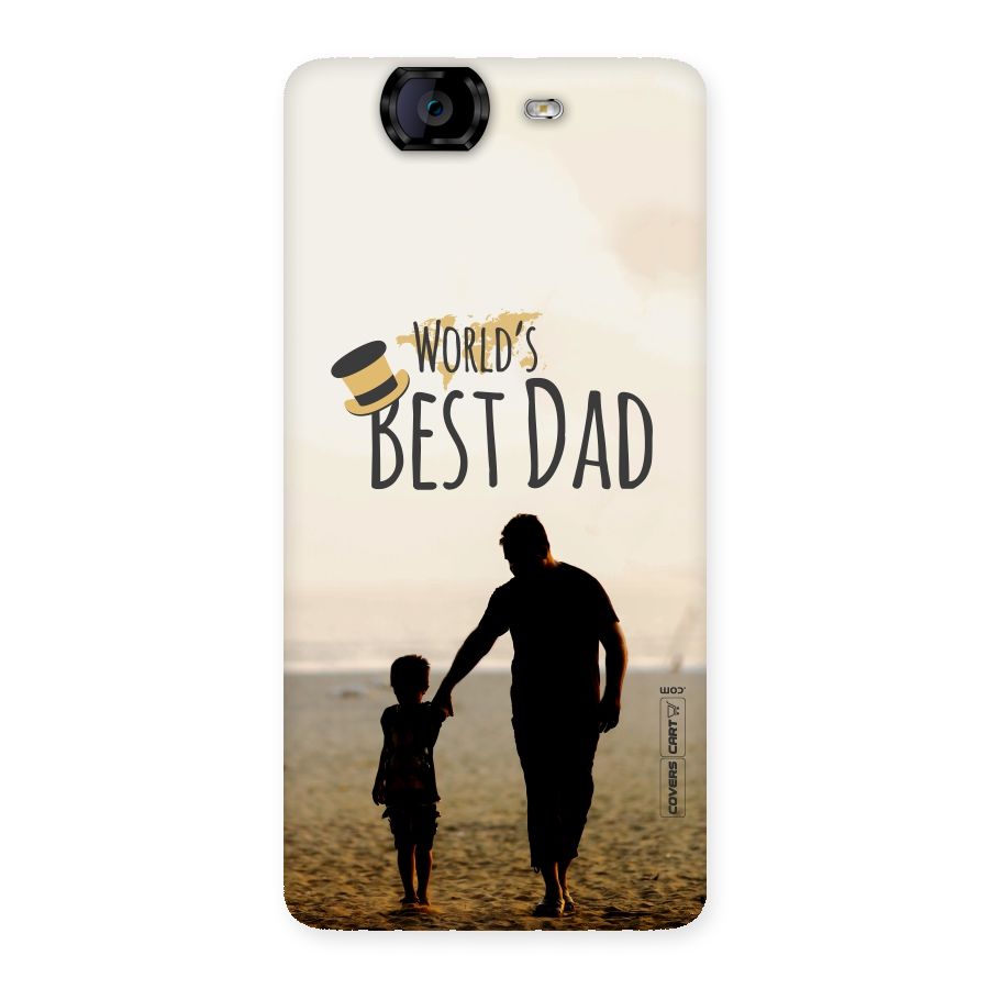 Worlds Best Dad Back Case for Canvas Knight A350