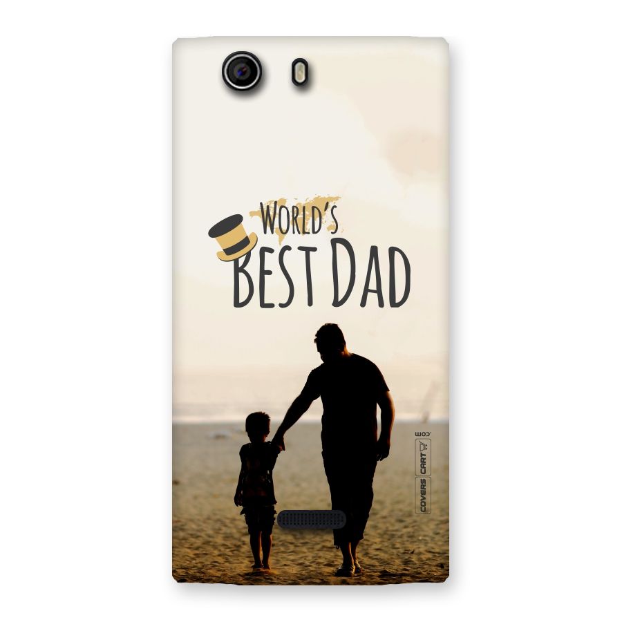 Worlds Best Dad Back Case for Canvas Nitro 2 E311