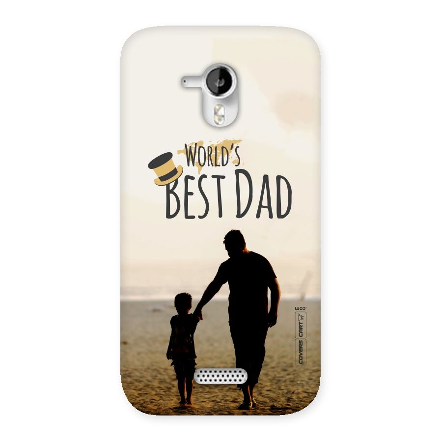 Worlds Best Dad Back Case for Micromax Canvas HD A116
