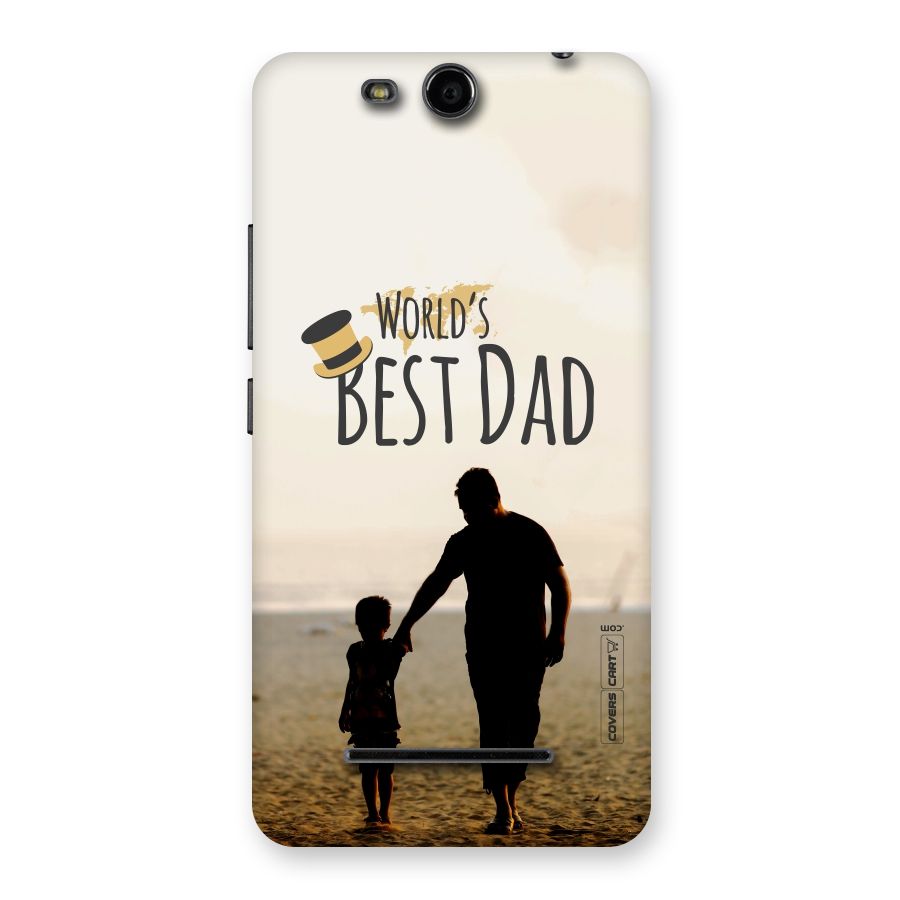 Worlds Best Dad Back Case for Micromax Canvas Juice 3 Q392