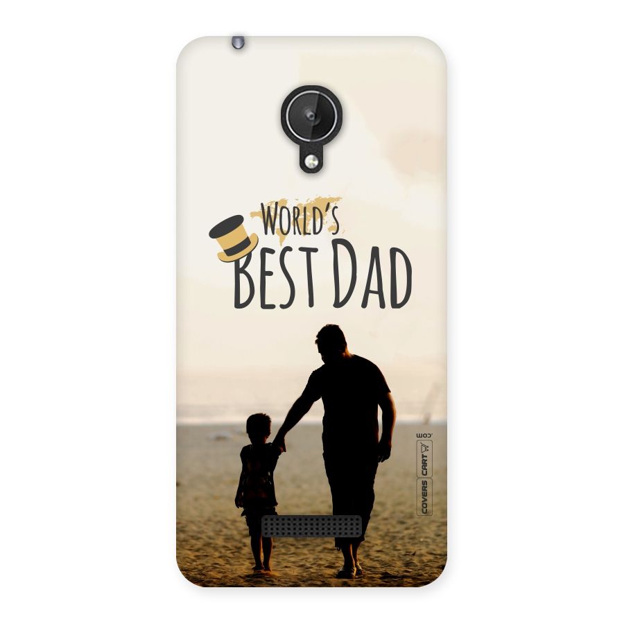 Worlds Best Dad Back Case for Micromax Canvas Spark Q380