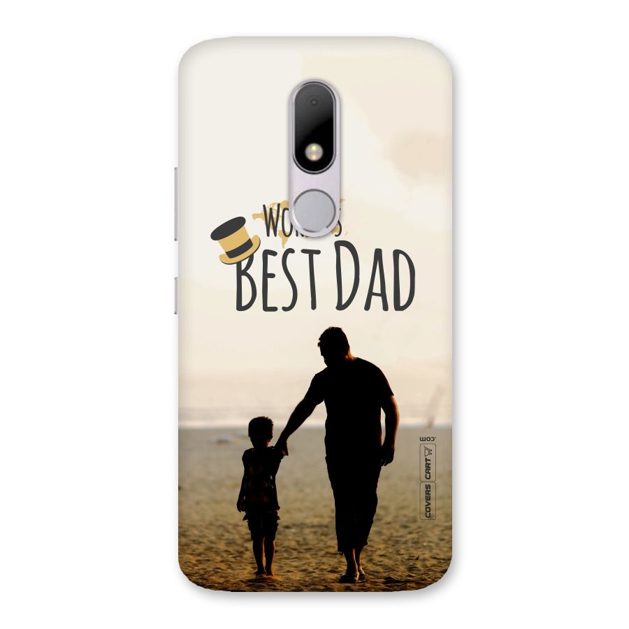 Worlds Best Dad Back Case for Moto M