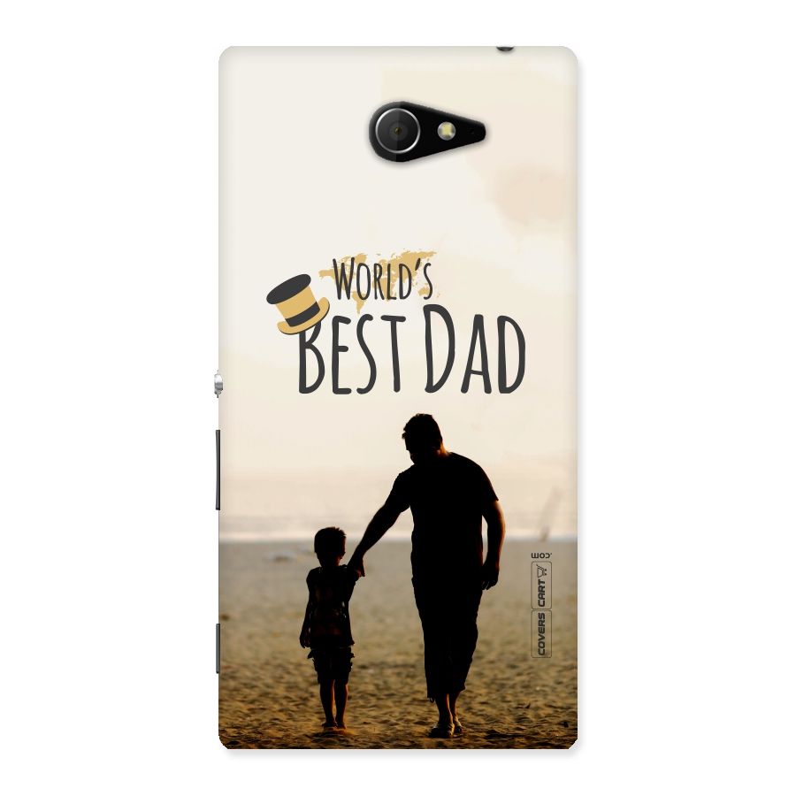 Worlds Best Dad Back Case for Sony Xperia M2