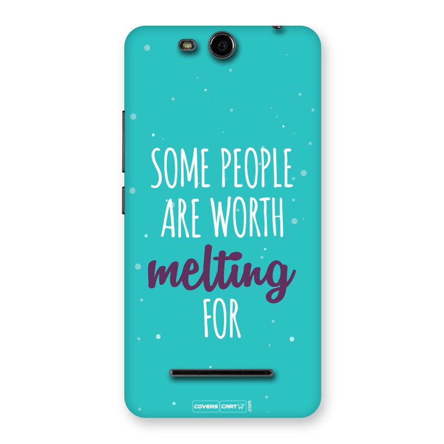 Worth Melting For Back Case for Canvas Juice 3