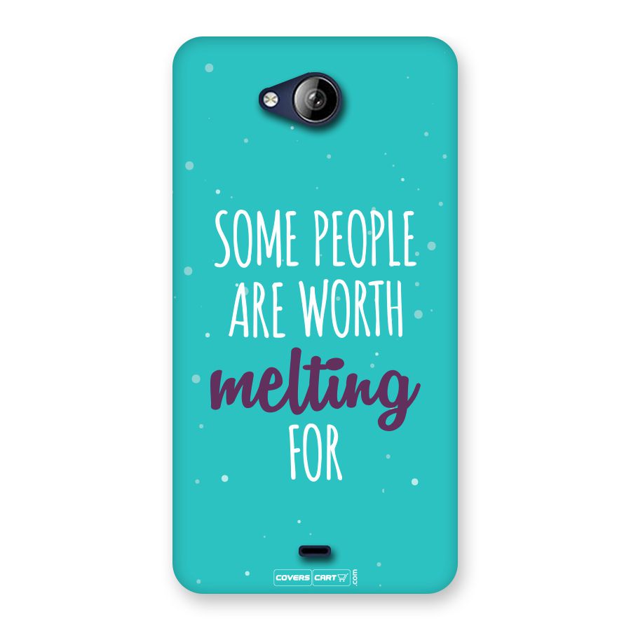 Worth Melting For Back Case for Canvas Play