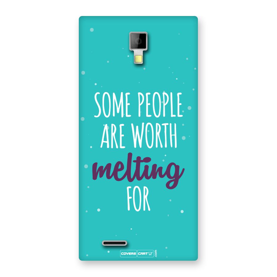 Worth Melting For Back Case for Canvas Xpress