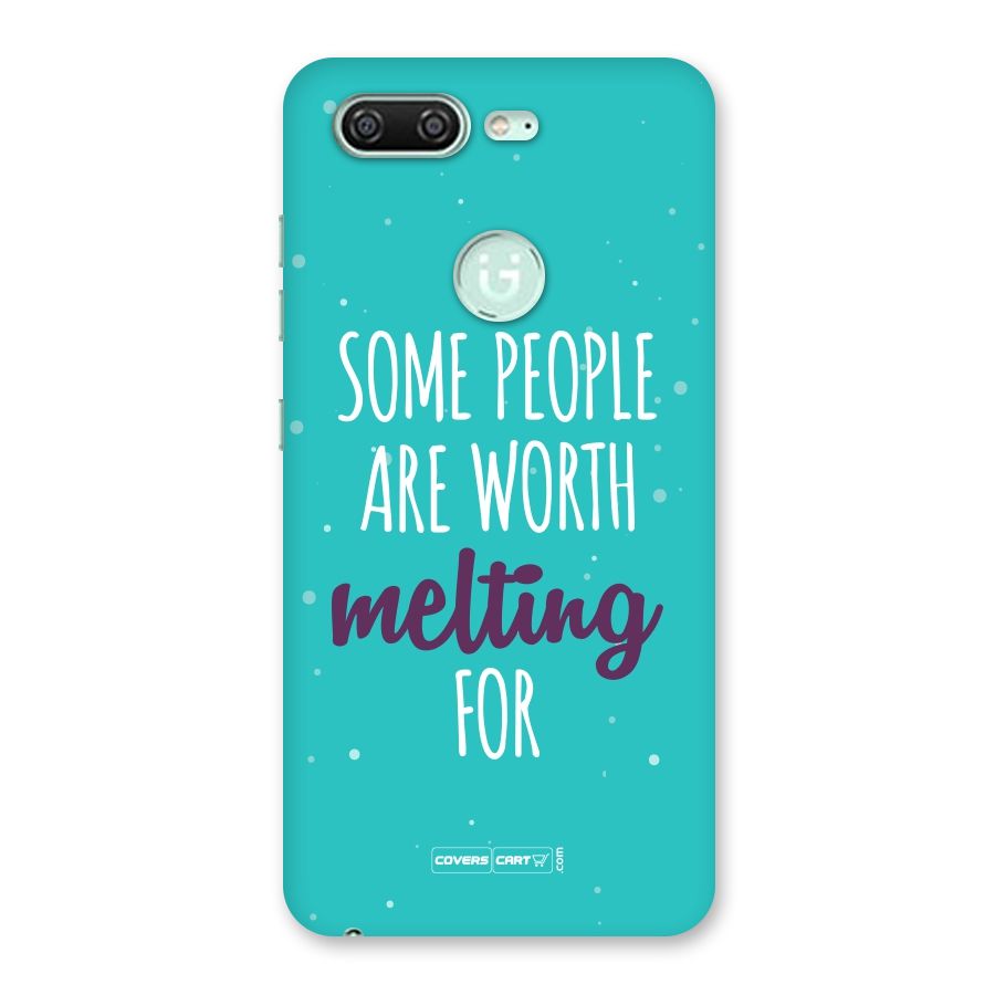 Worth Melting For Back Case for Gionee S10