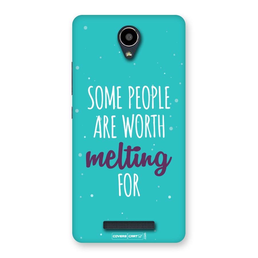 Worth Melting For Back Case for Redmi Note 2