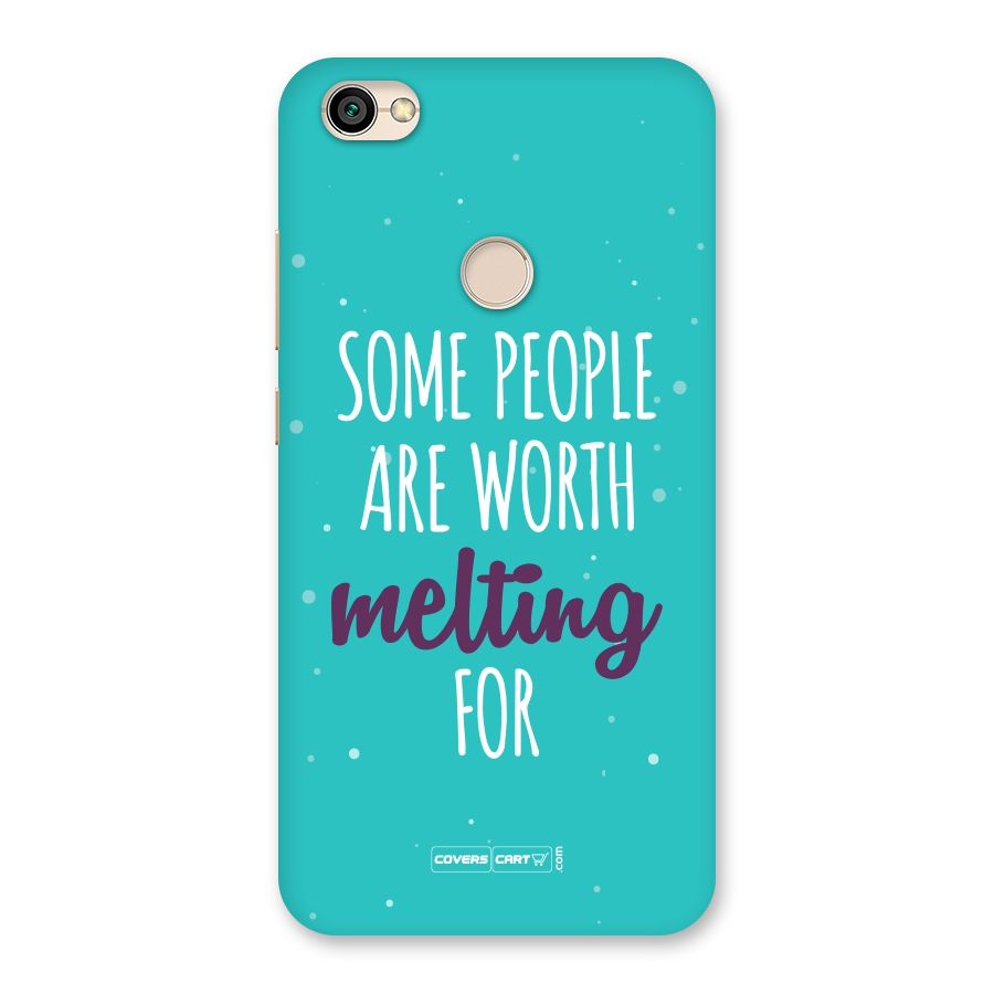 Worth Melting For Back Case for Redmi Y1 2017