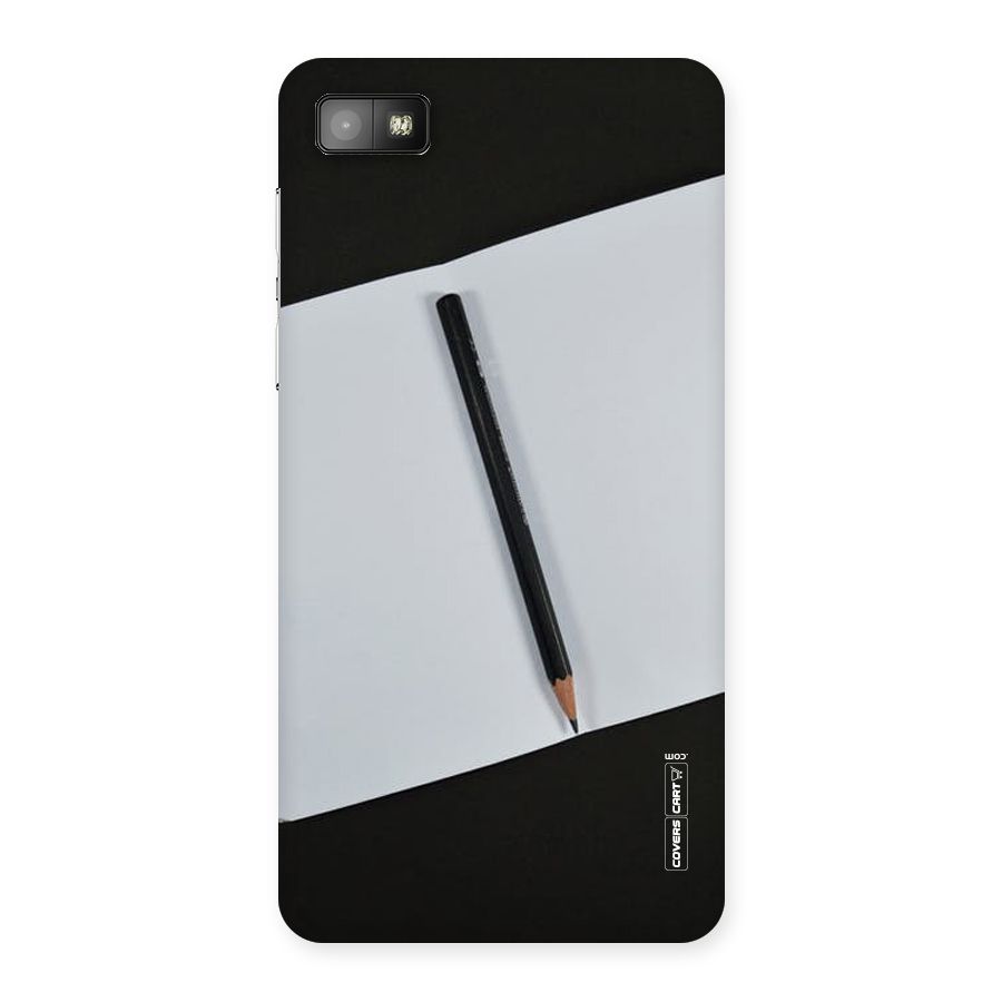 Write Your Thoughts Back Case for Blackberry Z10