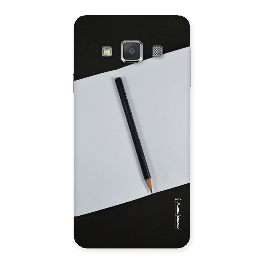 Write Your Thoughts Back Case for Galaxy A3