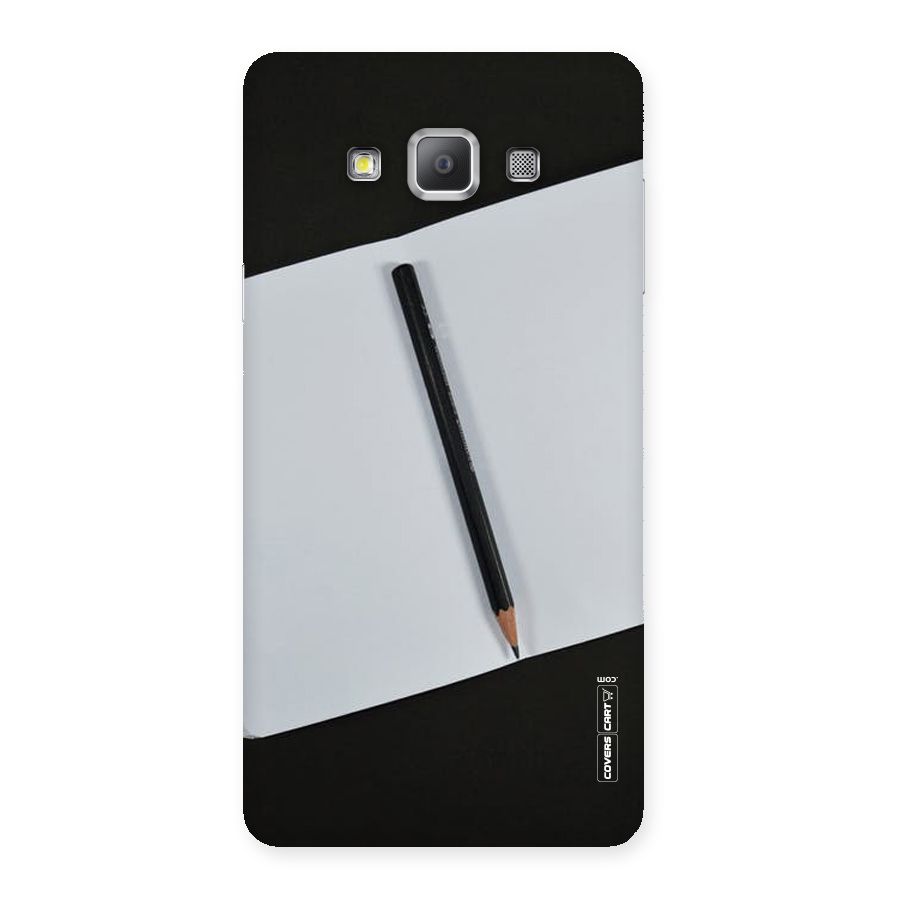 Write Your Thoughts Back Case for Galaxy A7