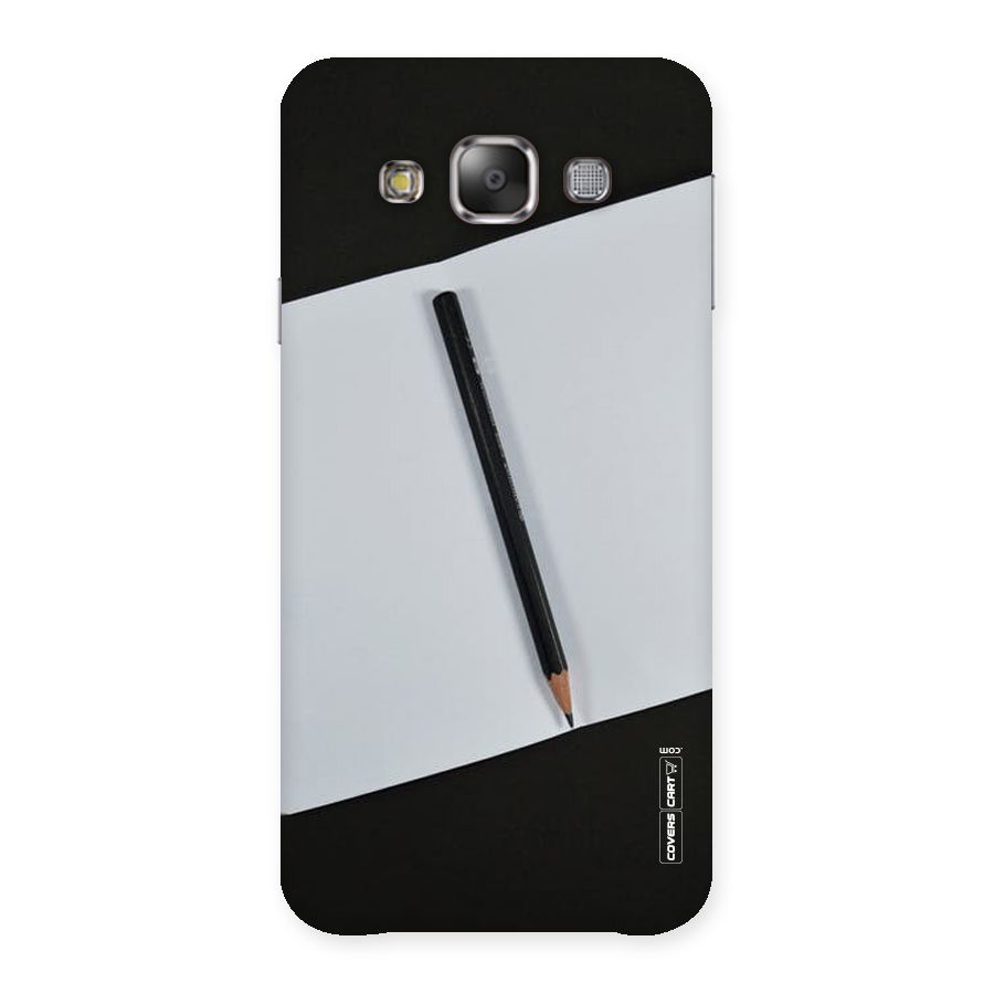 Write Your Thoughts Back Case for Galaxy E7