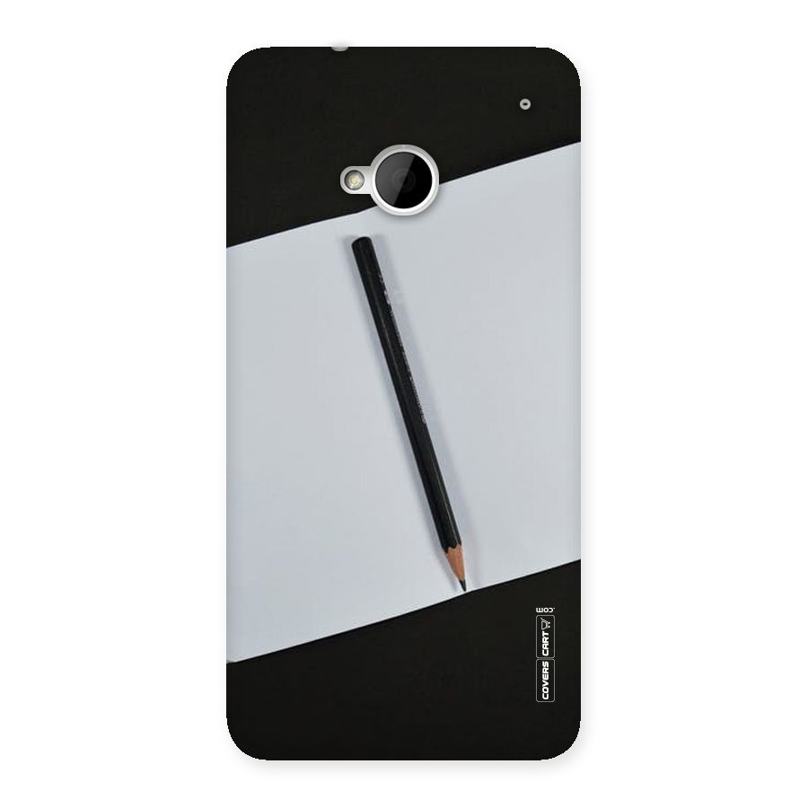Write Your Thoughts Back Case for HTC One M7