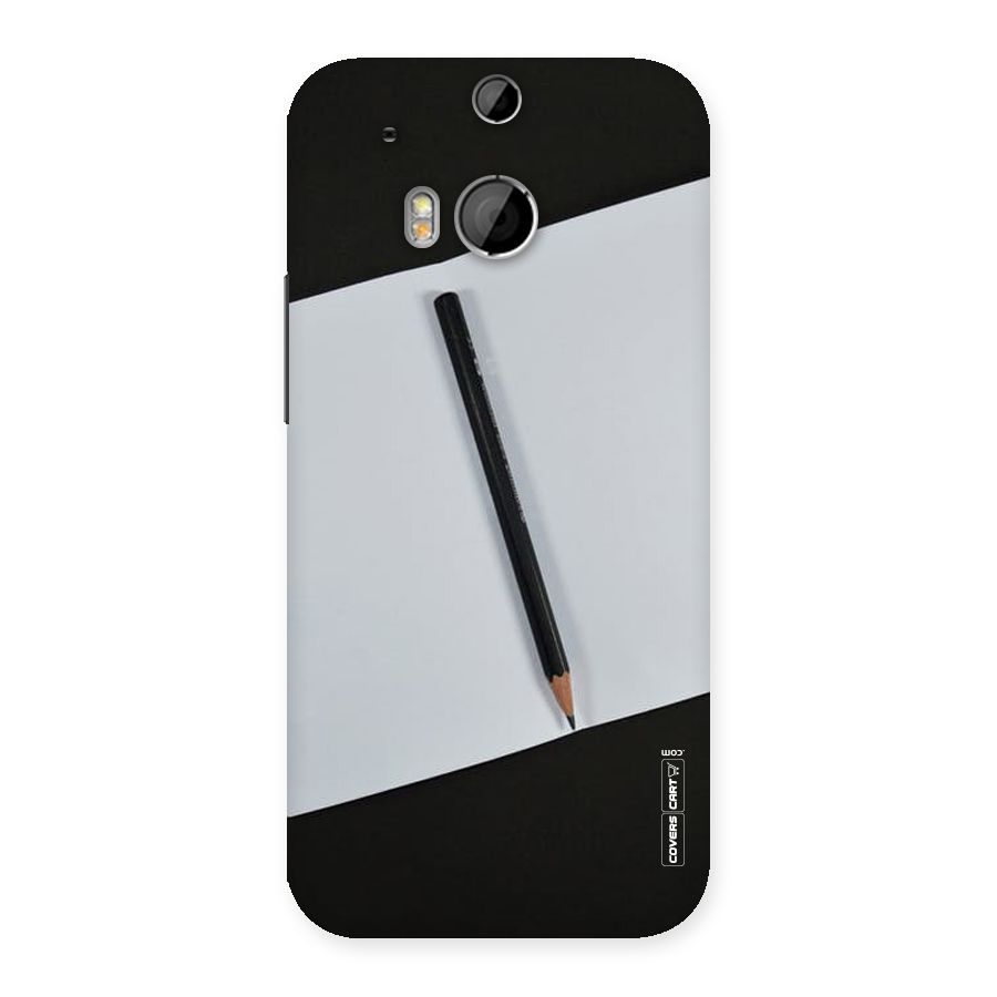 Write Your Thoughts Back Case for HTC One M8