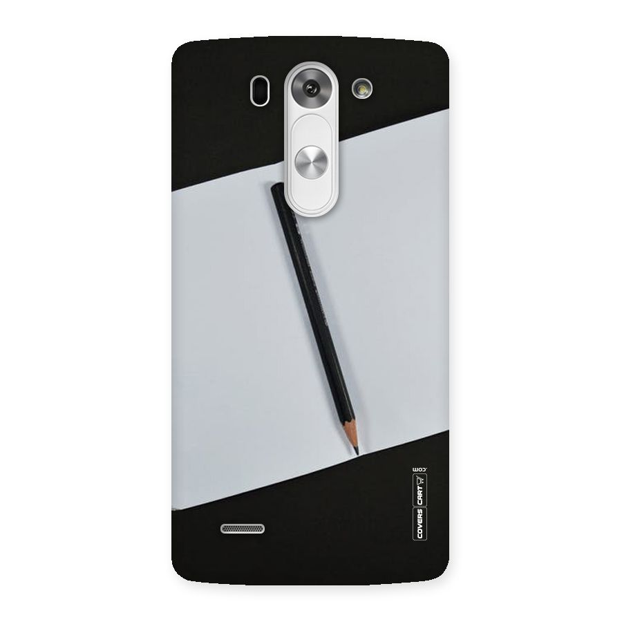 Write Your Thoughts Back Case for LG G3 Beat