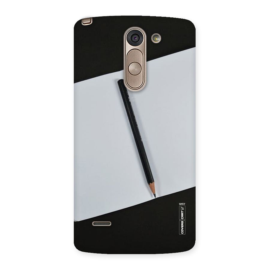 Write Your Thoughts Back Case for LG G3 Stylus