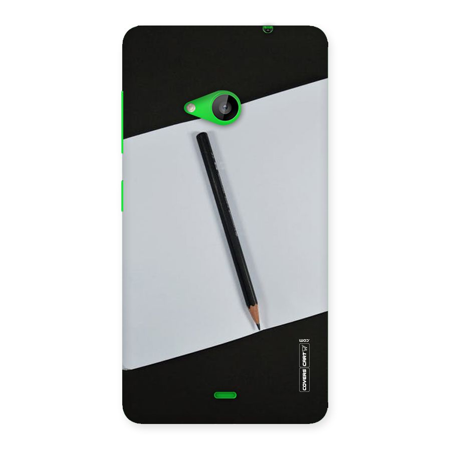 Write Your Thoughts Back Case for Lumia 535