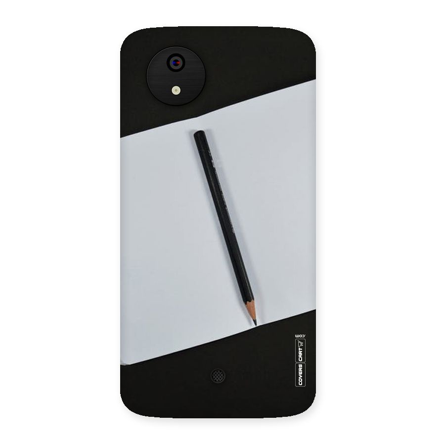 Write Your Thoughts Back Case for Micromax Canvas A1