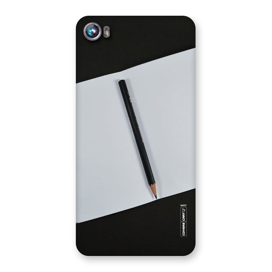 Write Your Thoughts Back Case for Micromax Canvas Fire 4 A107
