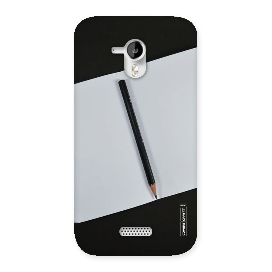 Write Your Thoughts Back Case for Micromax Canvas HD A116