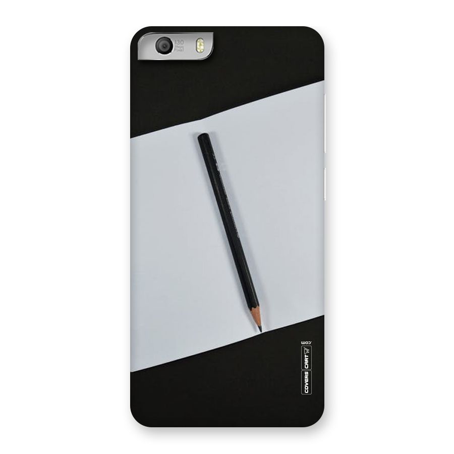 Write Your Thoughts Back Case for Micromax Canvas Knight 2