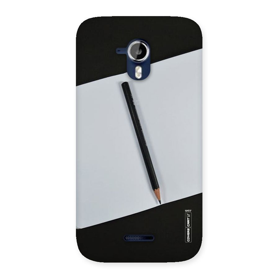 Write Your Thoughts Back Case for Micromax Canvas Magnus A117