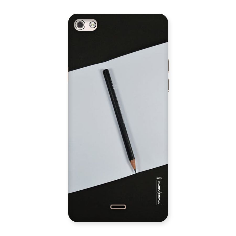 Write Your Thoughts Back Case for Micromax Canvas Silver 5