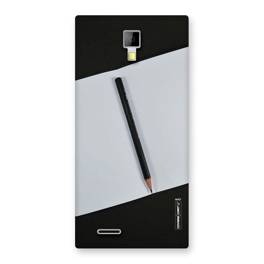 Write Your Thoughts Back Case for Micromax Canvas Xpress A99