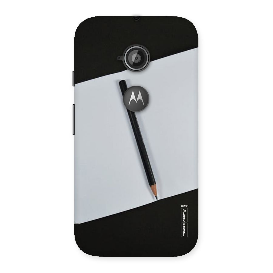Write Your Thoughts Back Case for Moto E 2nd Gen