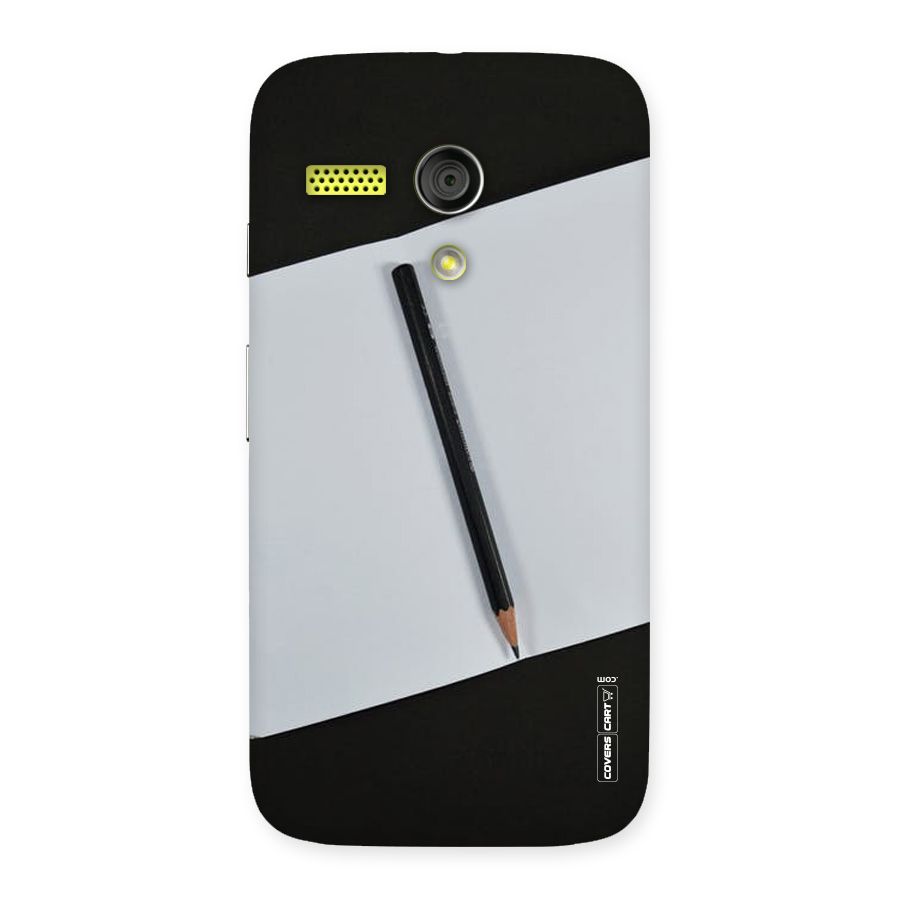 Write Your Thoughts Back Case for Moto G