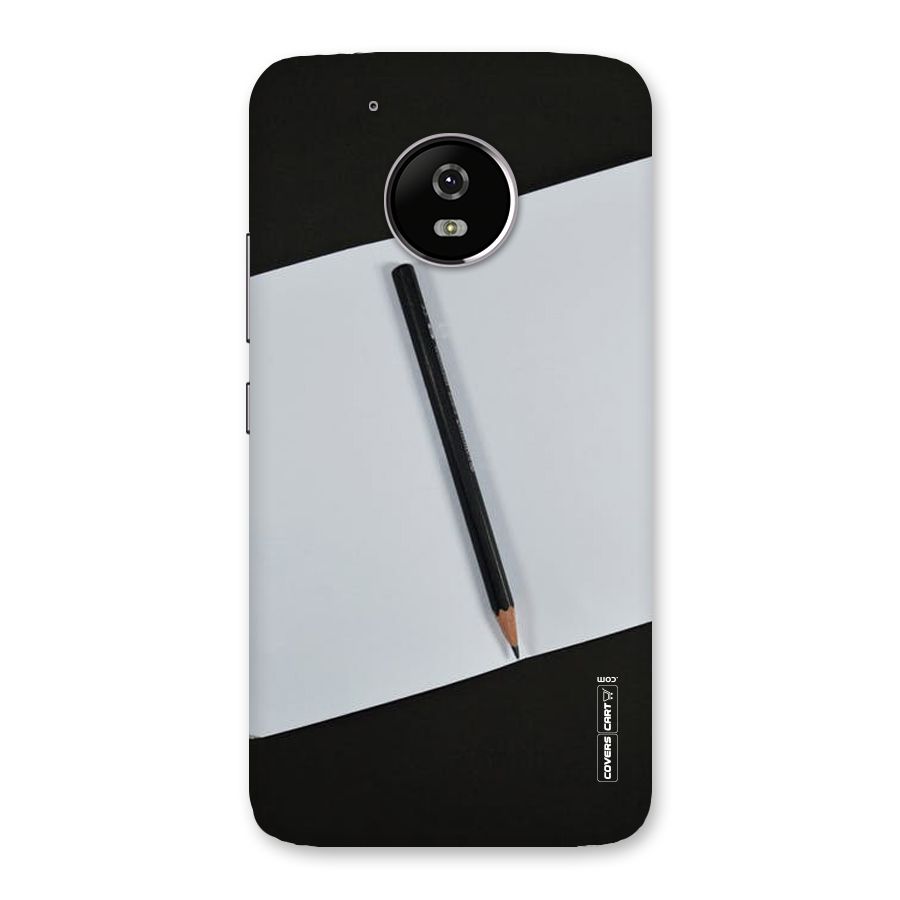 Write Your Thoughts Back Case for Moto G5