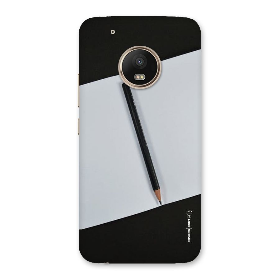 Write Your Thoughts Back Case for Moto G5 Plus